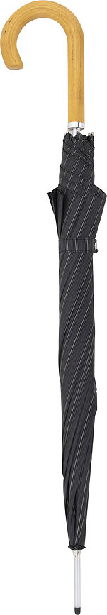 Paraguas automático Stockholm, de cuadros, gris