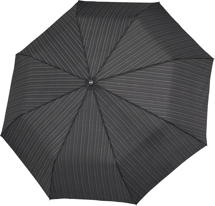 Paraguas Magic Fiber, a rayas, negro