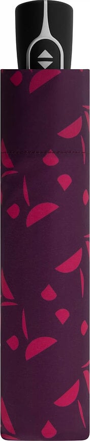 Paraguas Magic Fiber, estampado de leopardo, violeta