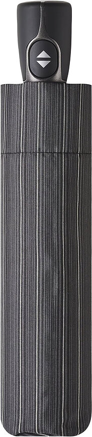 Paraguas automático Magic Fiber, a cuadros, gris