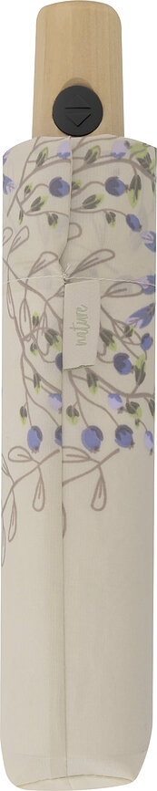 Paraguas con diseño de espirales Nature Magic, verde claro