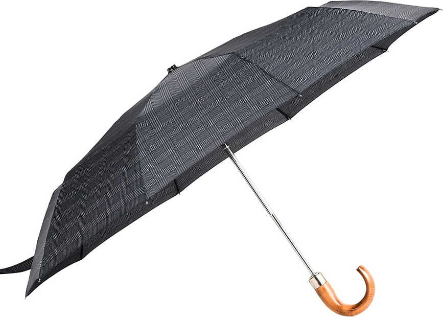 Paraguas Plegable de fibra Magic Strong, estampado de cuadros