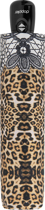 Paraguas Magic Fiber, estampado de leopardo