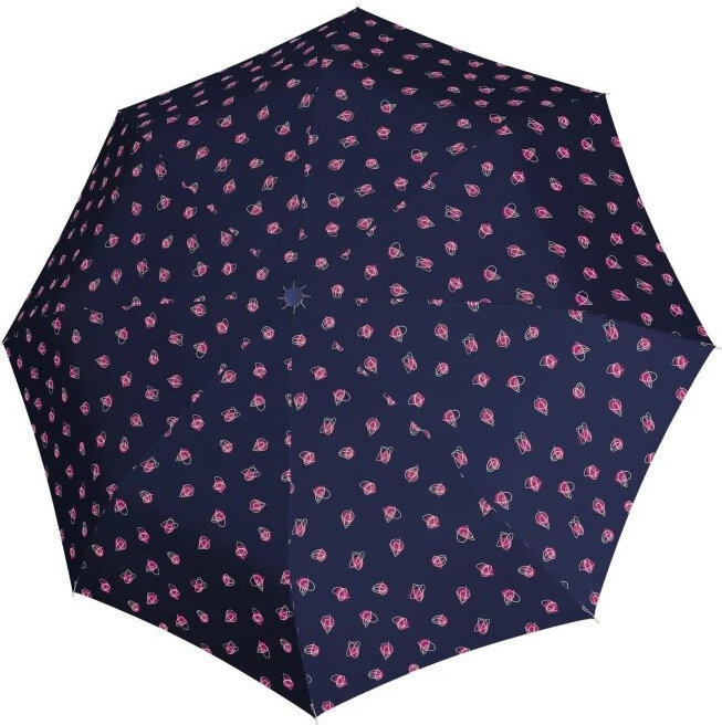 Regenschirm Hit Mini Candy gepunktet, marineblau