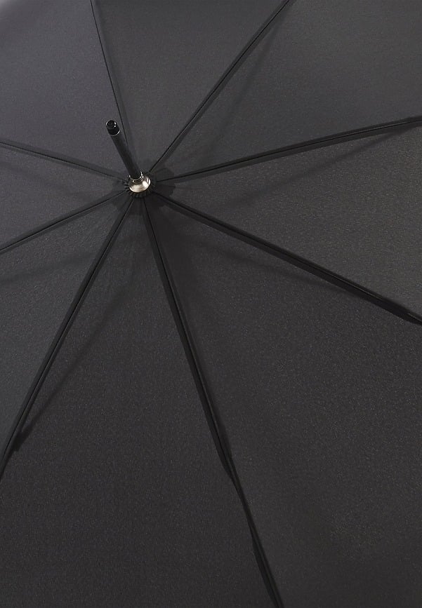 Sombrilla de Jardín Stockholm, estampado de cuadros, negra