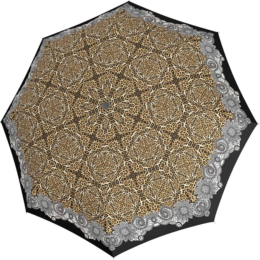 Umbrelă Magic Fiber cu imprimeu leopard
