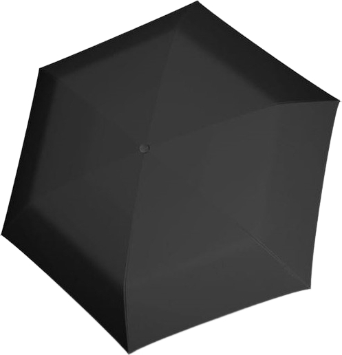 Uni Slim Regenschirm schwarz