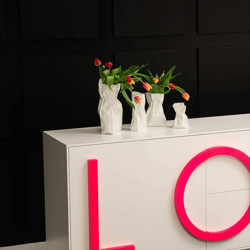 Adelaide Vaza ukrivljena, 14 cm