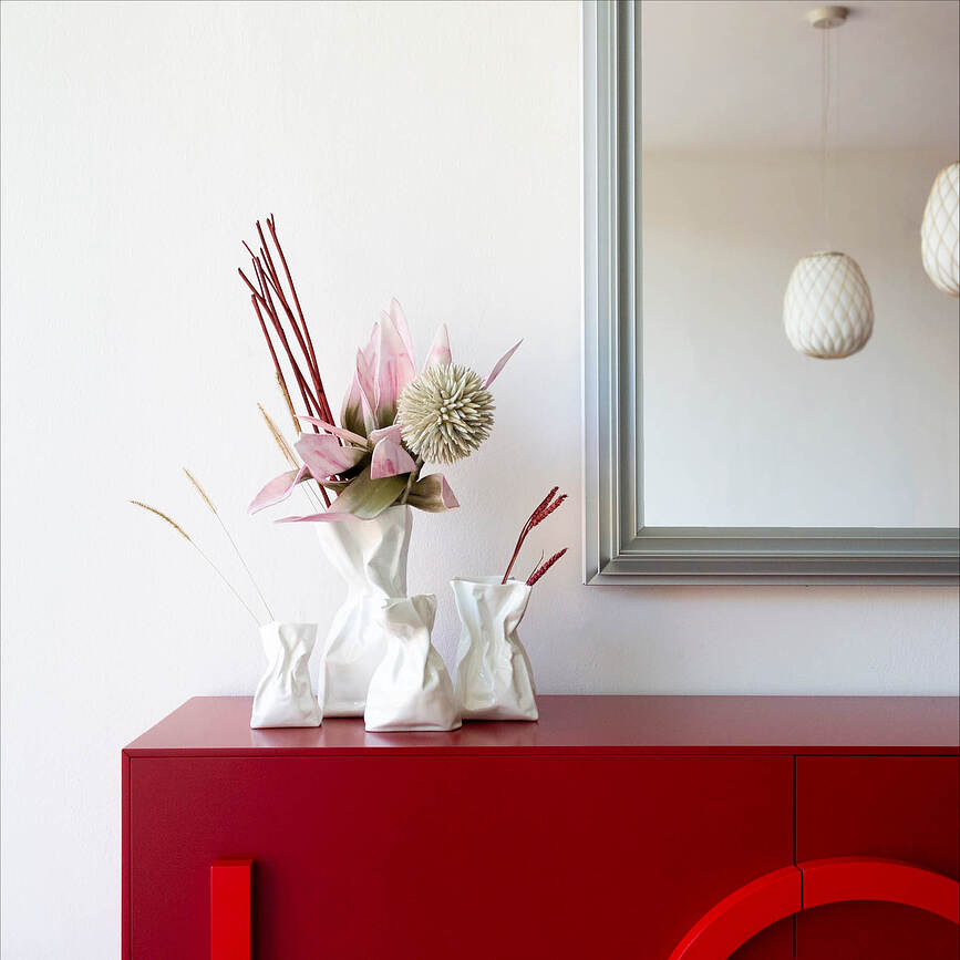 Adelaide Vaza ukrivljena, 14 cm