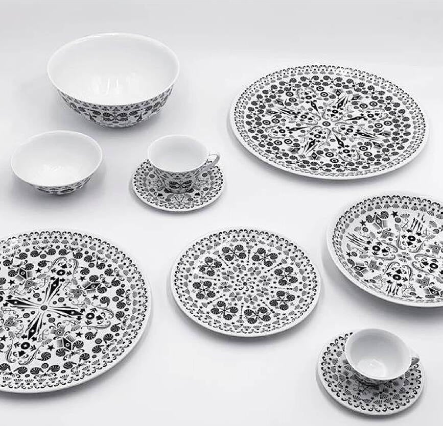 Cuencos The White Snow Kingyo, 13 cm, 4 unidades