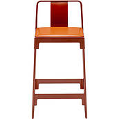 Krzesło barowe Mingx 65 cm pomarańczowe