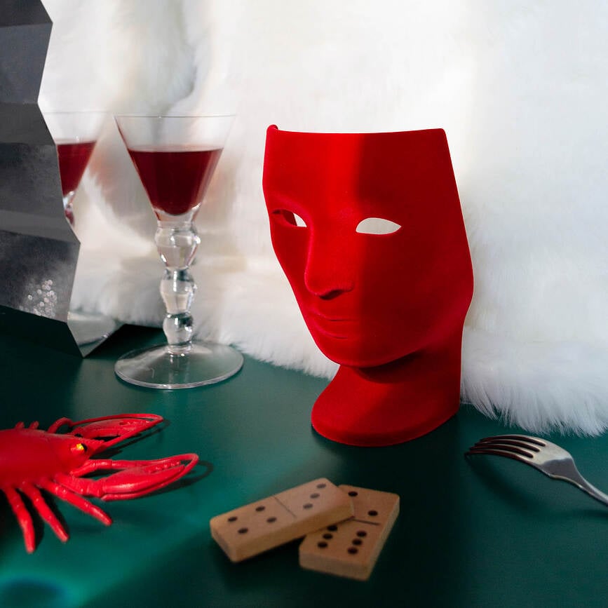 Miniatura de terciopelo Nemo, roja