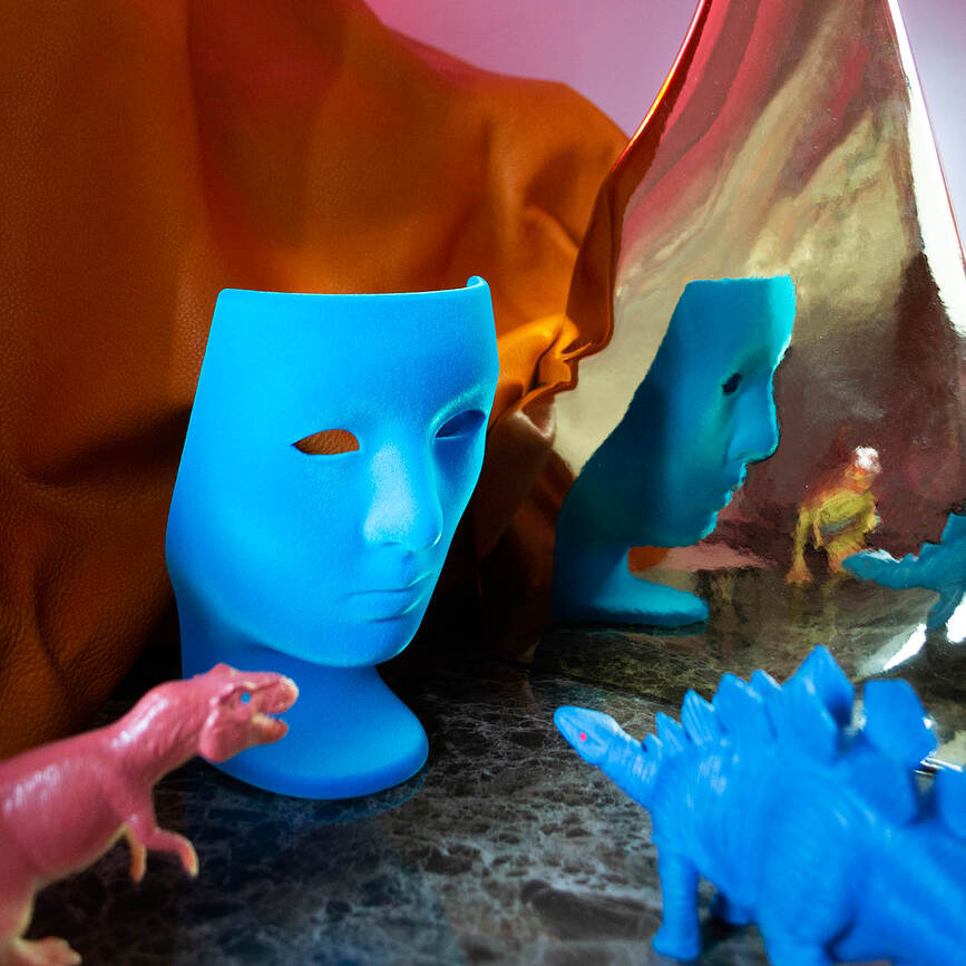 Nemo Miniature, velours, rouge