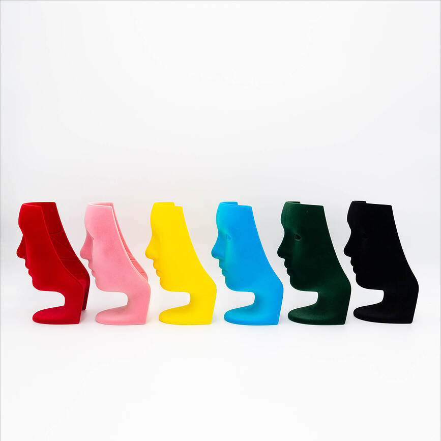 Nemo Miniature, velours, rouge