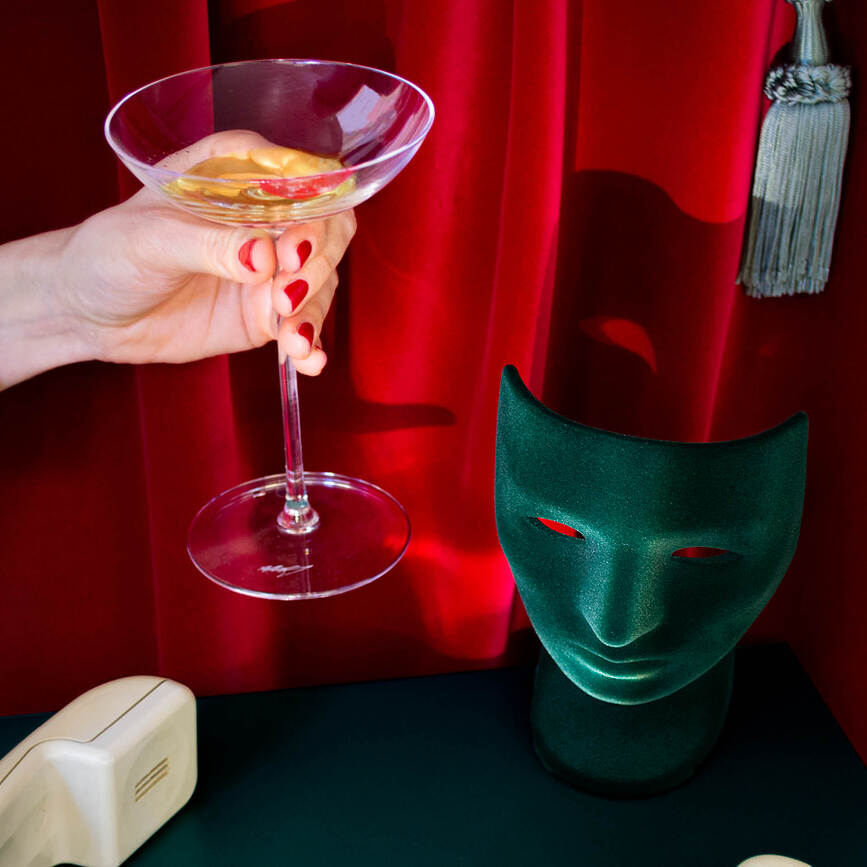 Nemo Μινιατούρα, βελούδινη, κόκκινη