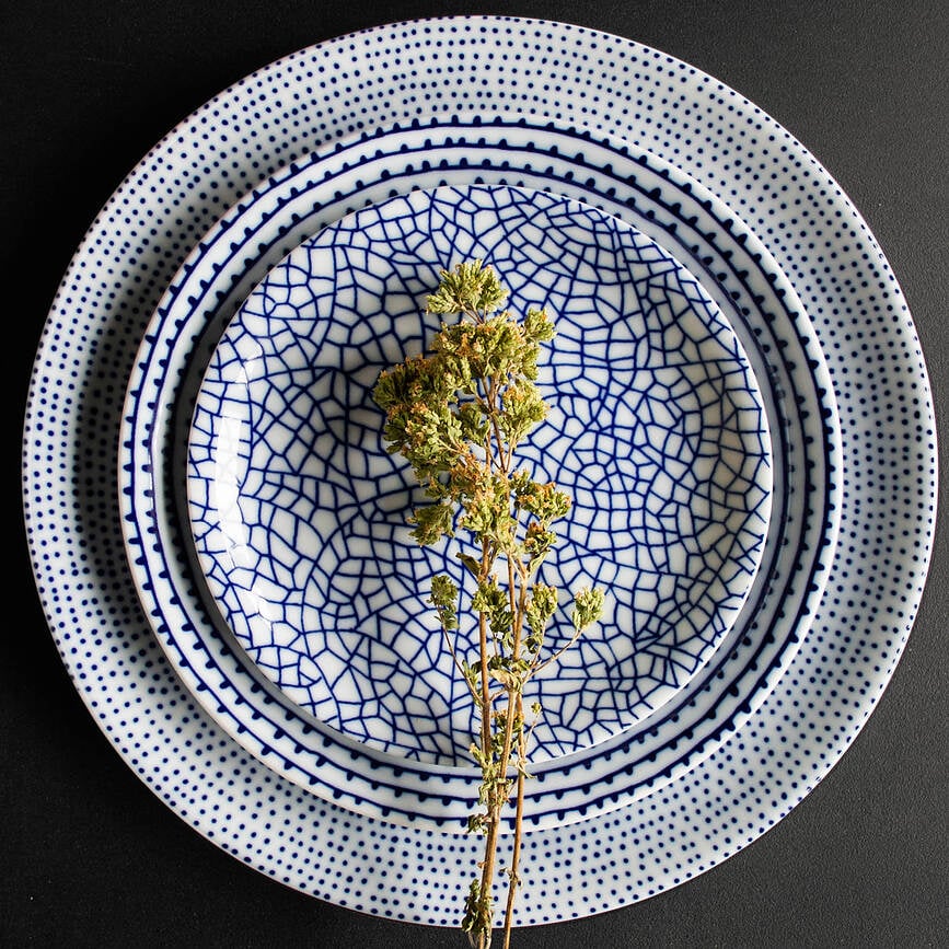 Set stoviglie per 2 persone The White Snow Once Upon a Plate 6 el.