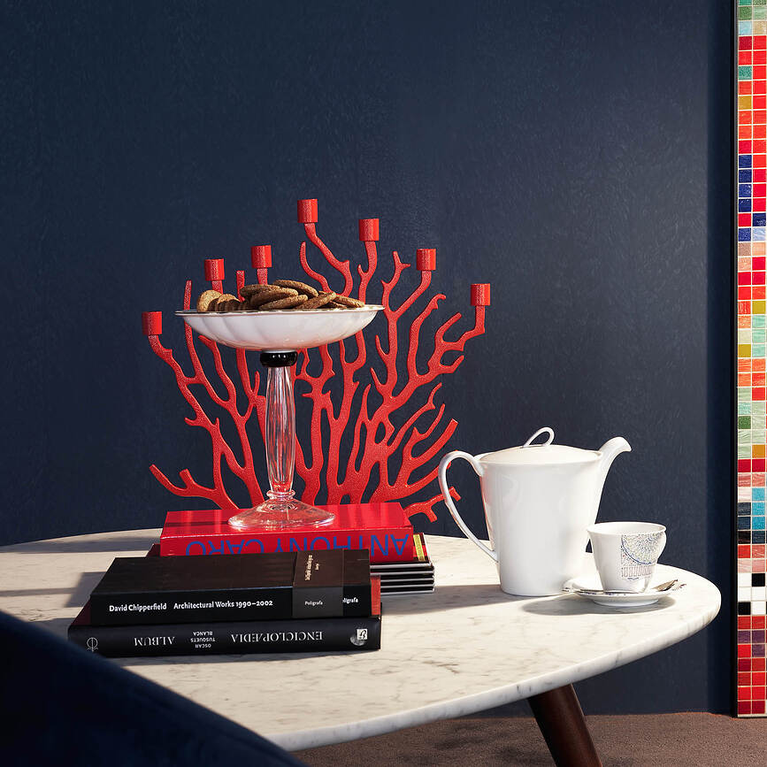 Tenochtitlan Κηροπήγιο, λευκό