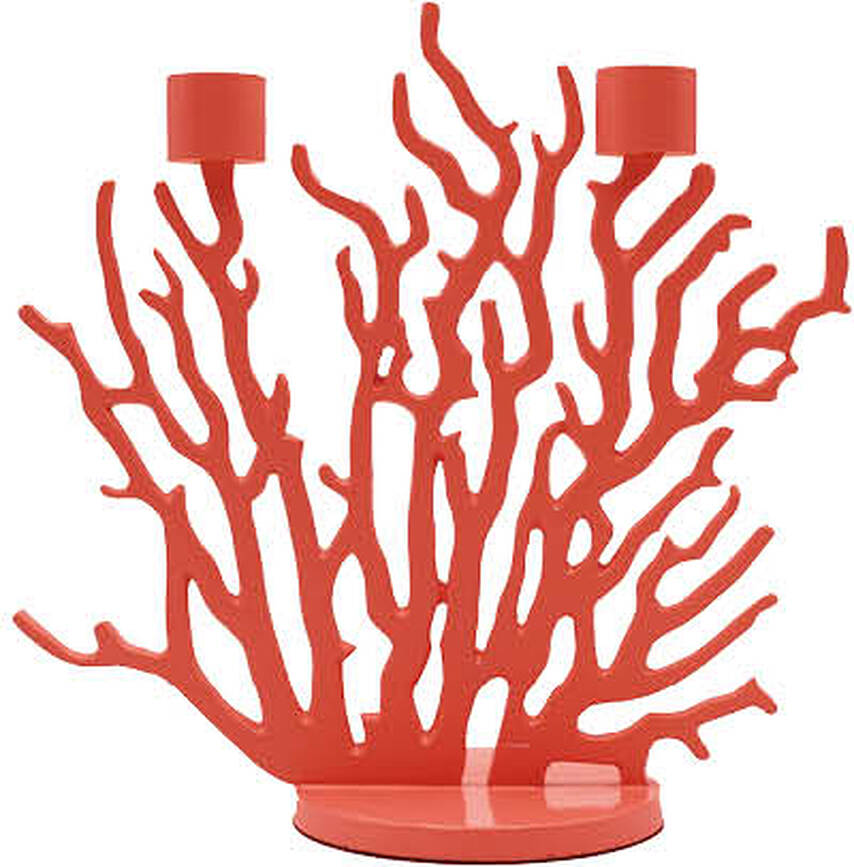 Tenochtitlan Mini Bougeoir, rouge