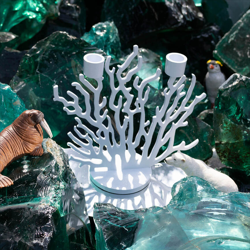 Tenochtitlan Mini Κηροπήγιο, κόκκινο