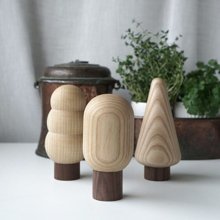 Molinos de sal y pimienta de madera Born in Sweden