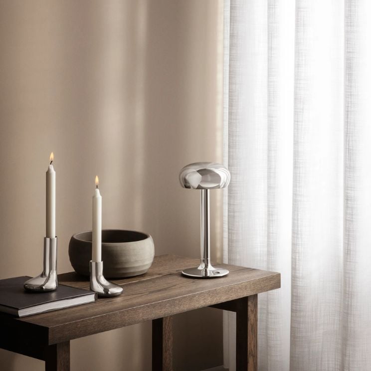 Candelabro Mellow para velas cónicas