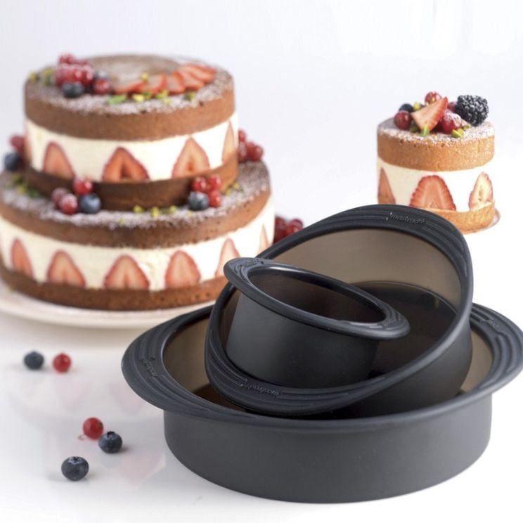 Moldes desmontables de silicona 3 uds