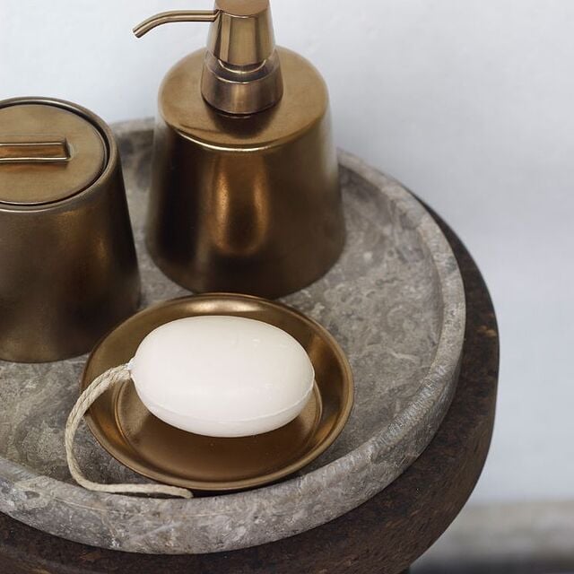 Jabonera de baño de piedra Conor