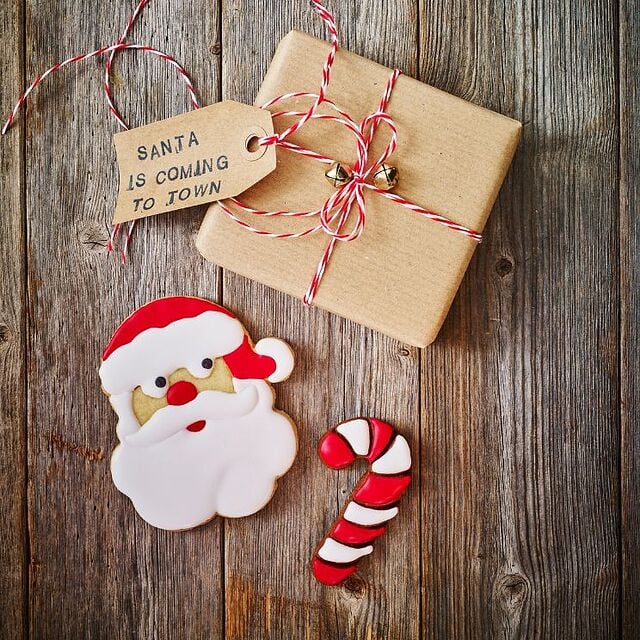 cortadores de galletas: con forma de Papá Noel