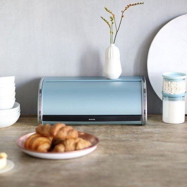 Boîte à pain d'une belle couleur bleue