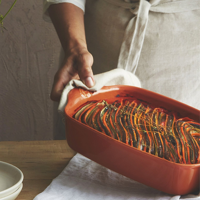 Fuente para hornear Emile Henry roja