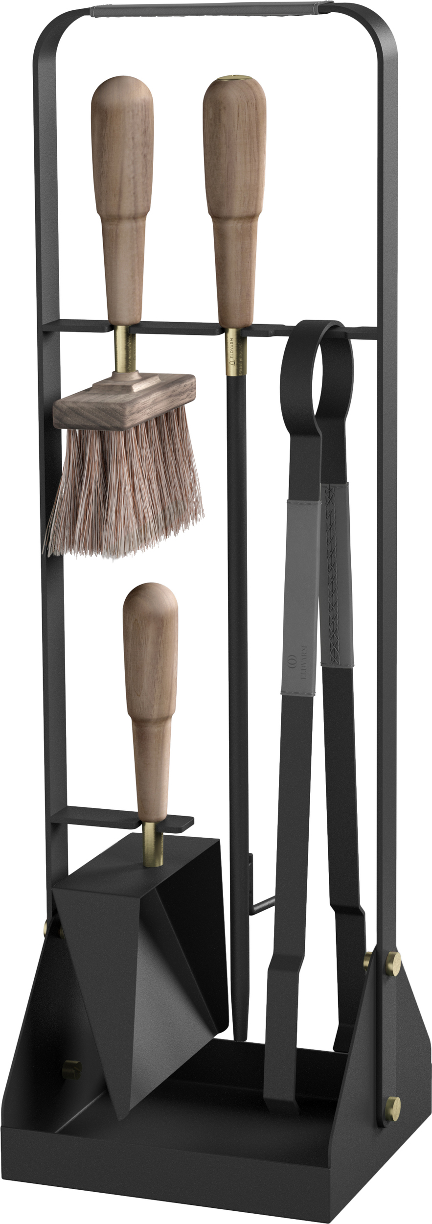 Narzędzia kominkowe Companion Graphite na stojaku 4 el.