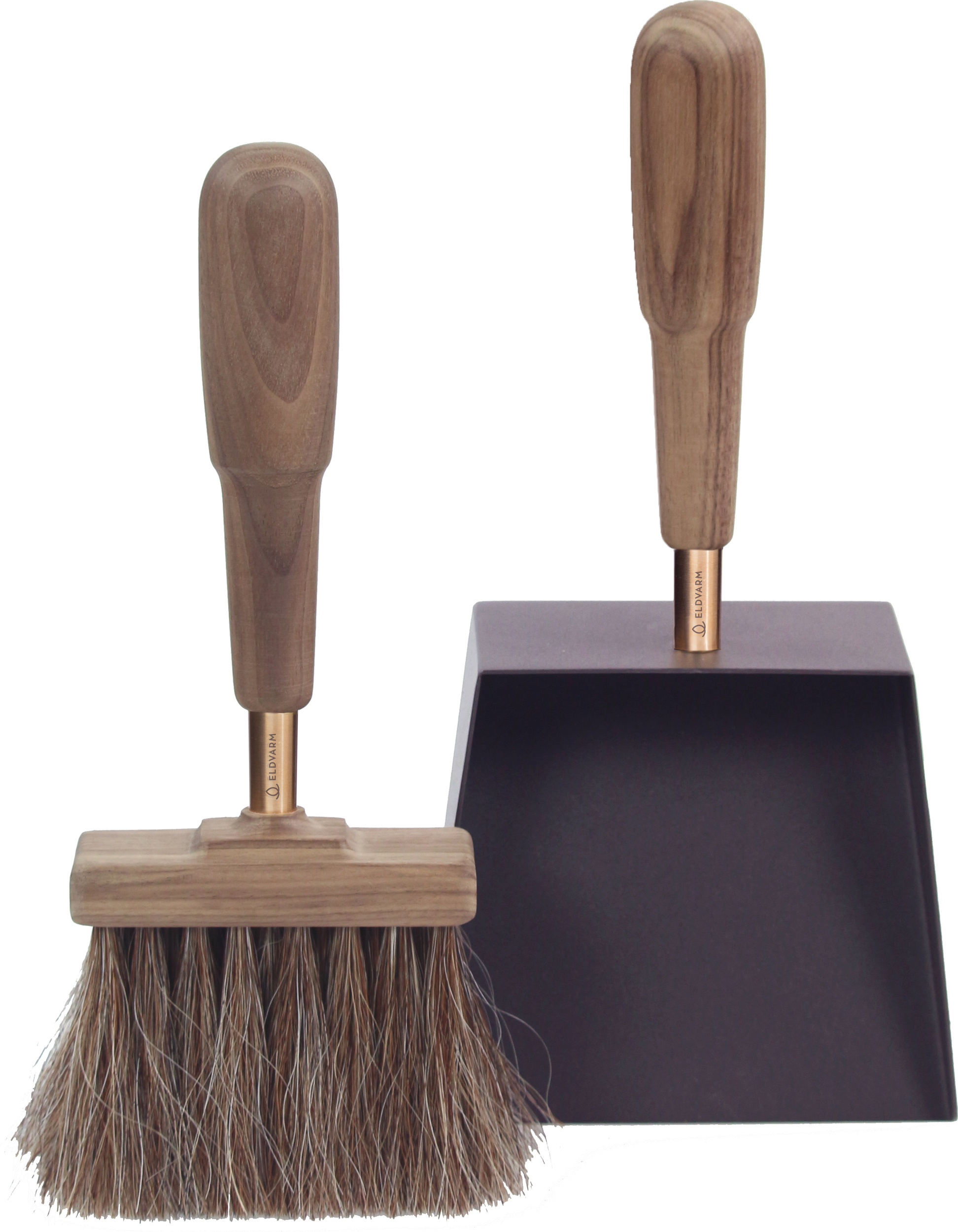 Szczotka i szufelka Emma Classique Walnut