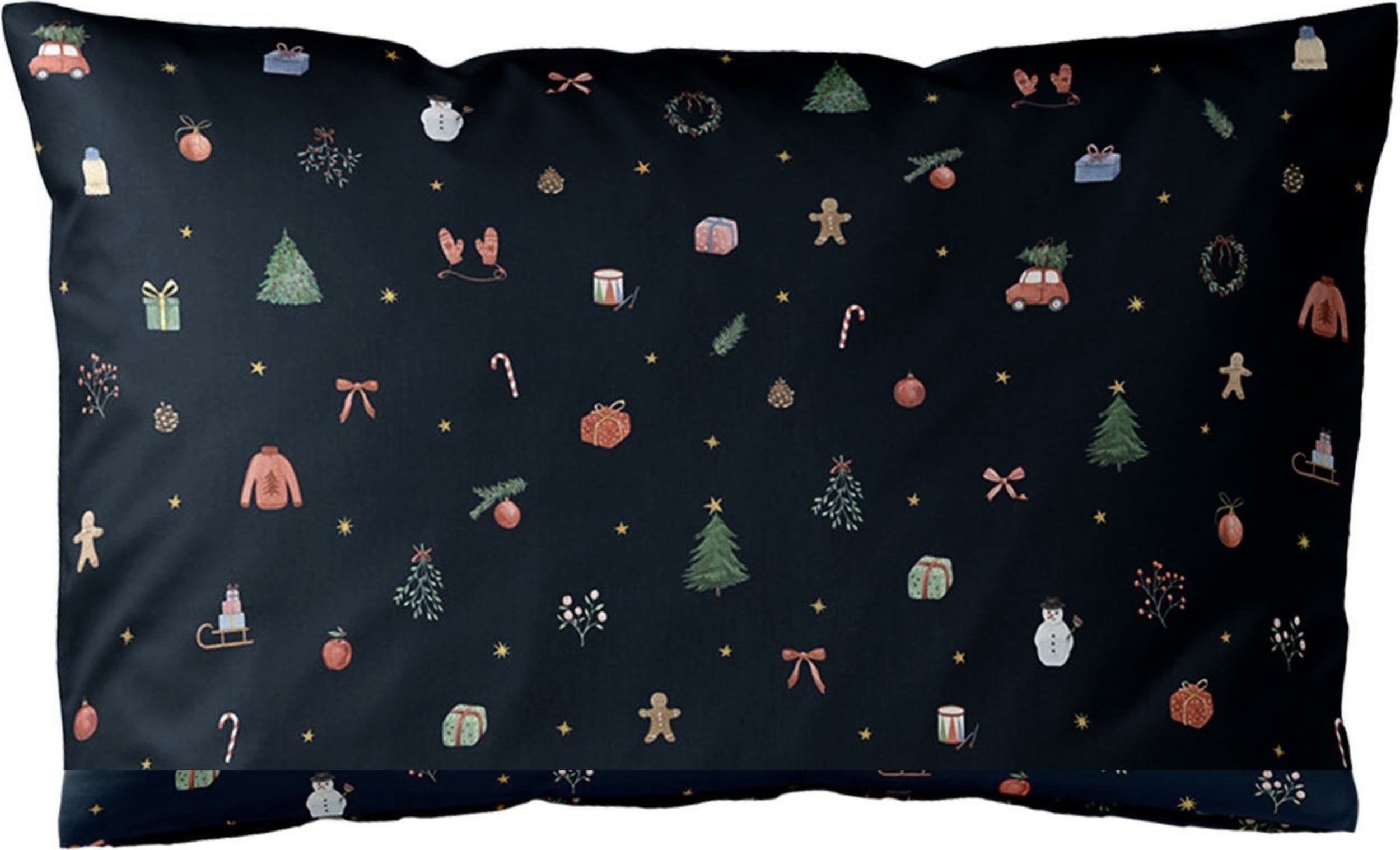 Christmas Treats Kissenbezug 40 x 80 cm, blau