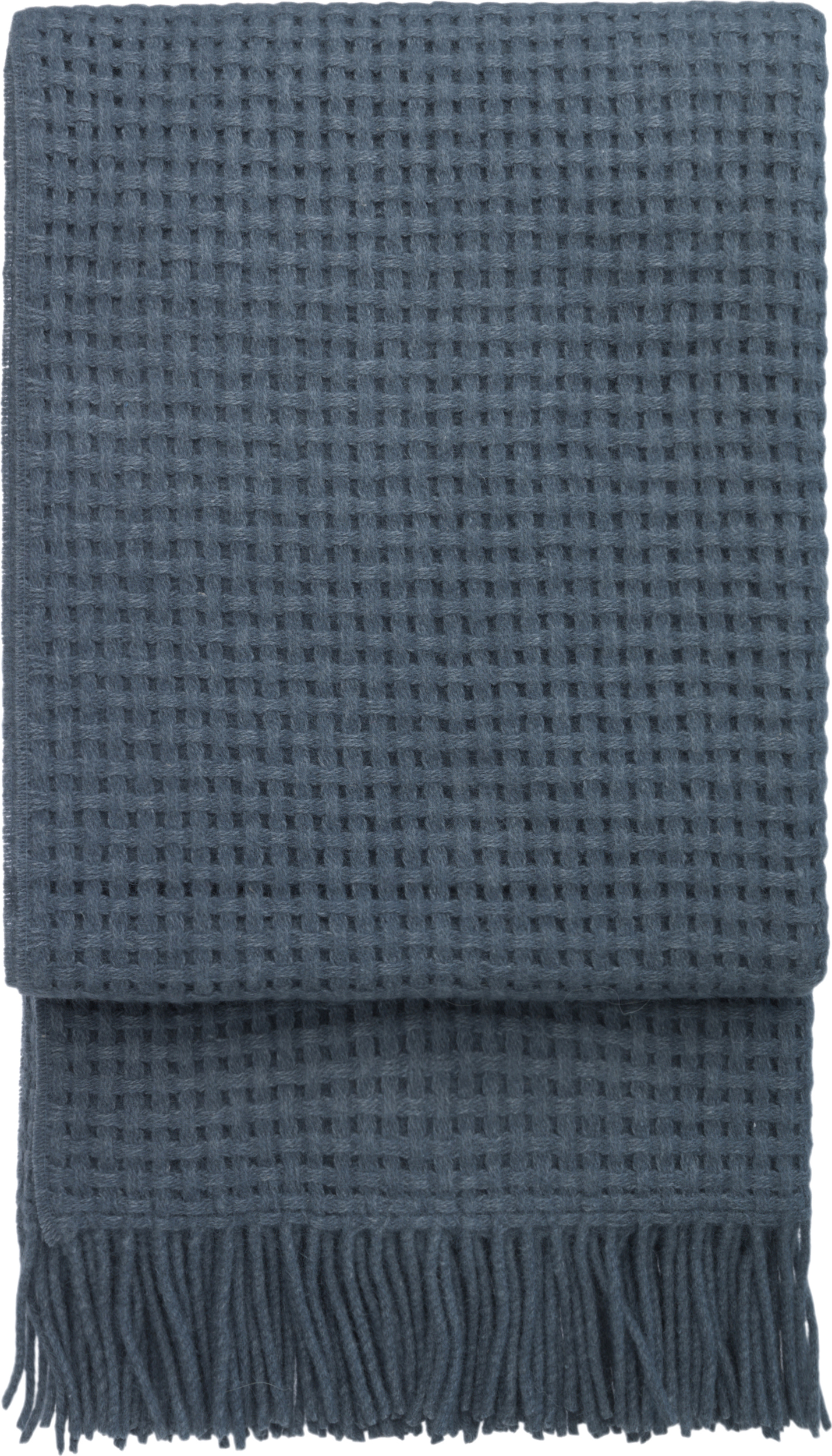 Basket Decke 130 x 200 cm, graublau