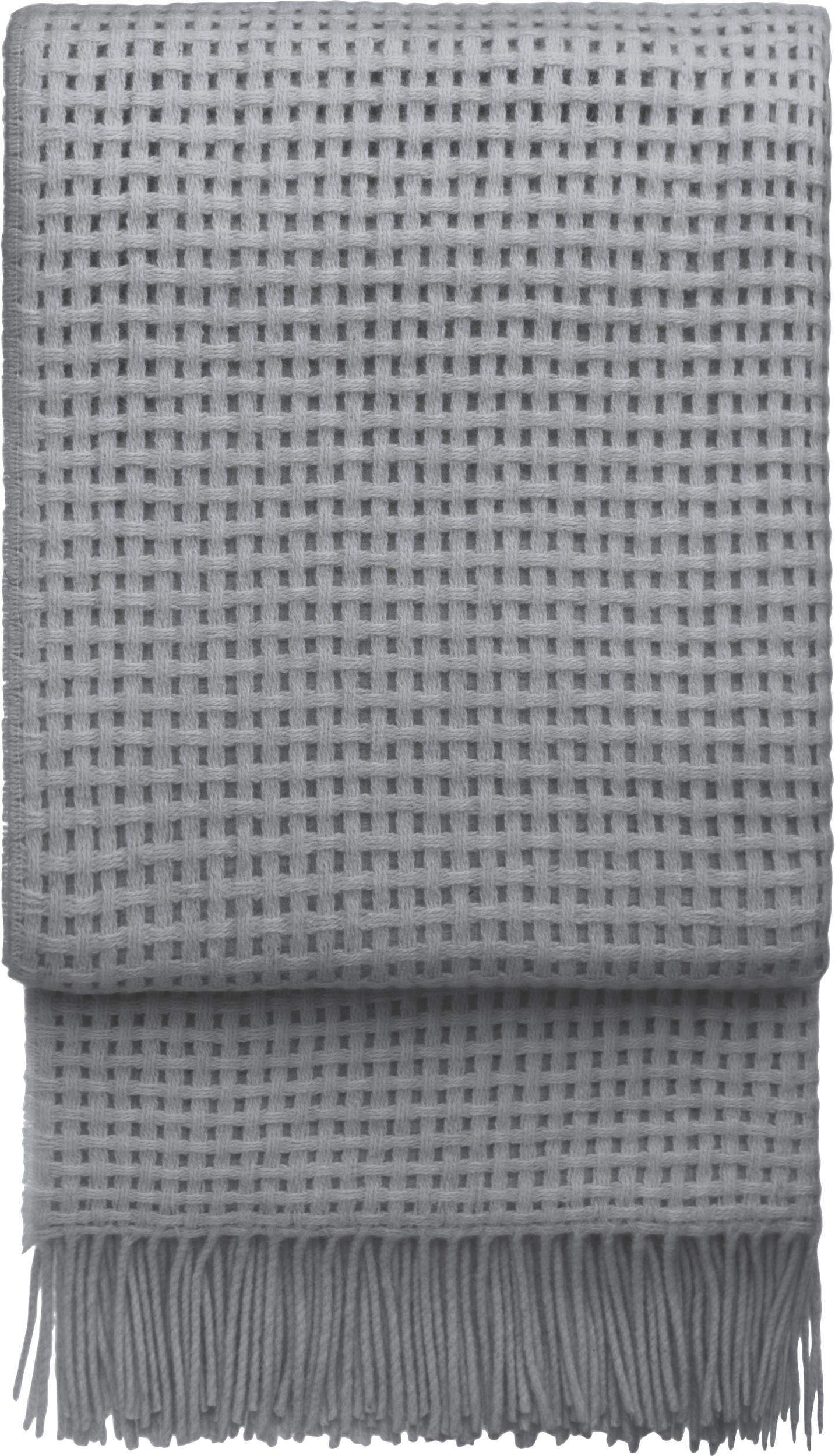 Basket Decke 130 x 200 cm, hellgrau