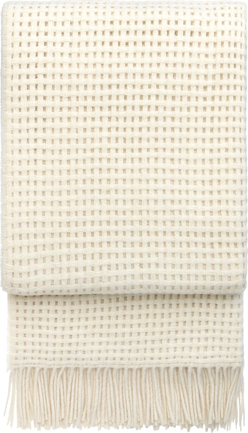 Basket Deka 130 x 200 cm prljavo bijela