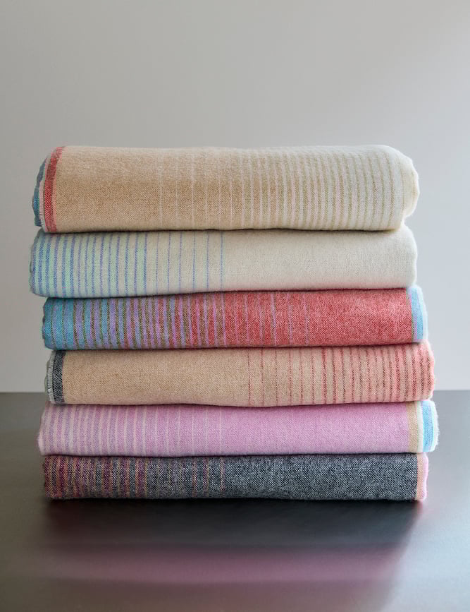 Carte Postale Deka 130 x 200 cm crveno-siva