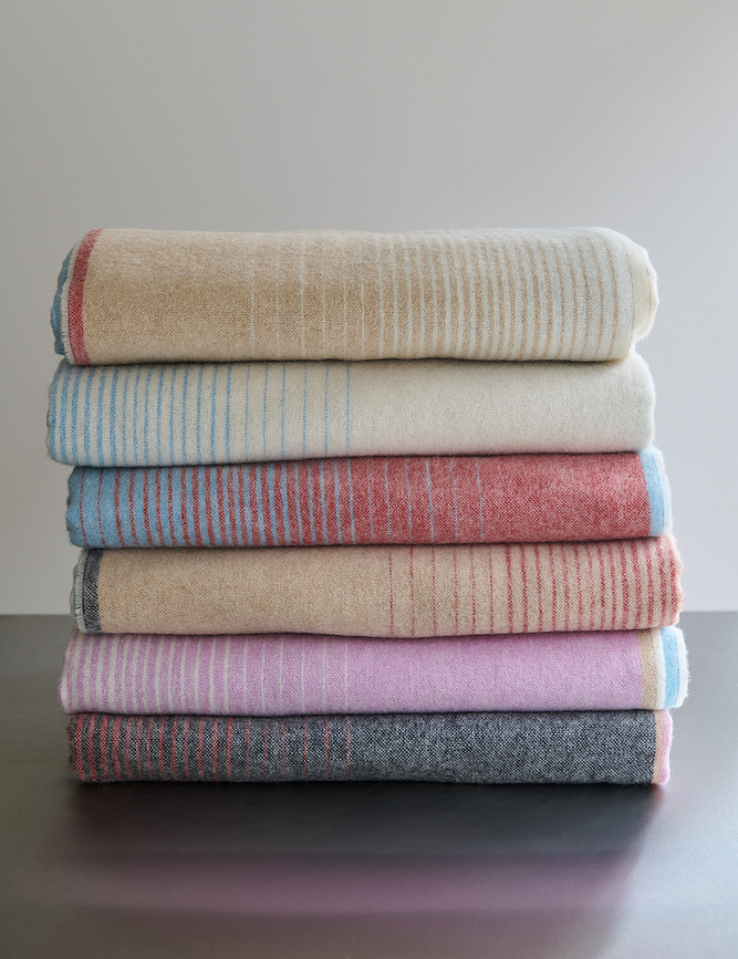 Carte Postale Κουβέρτα, 130 x 200 cm, κόκκινο-γκρι