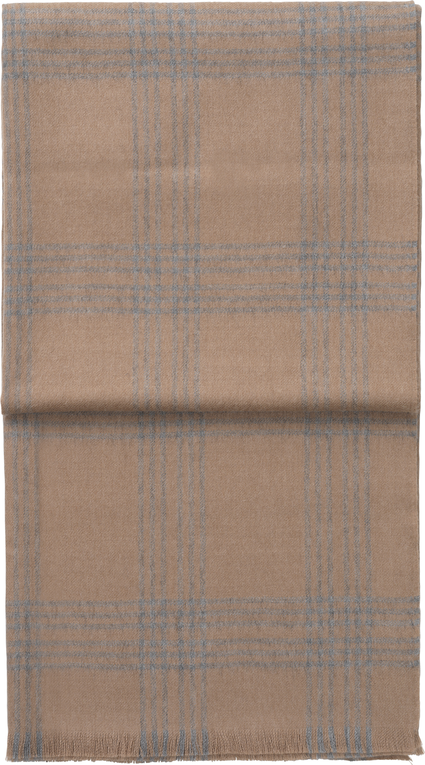Check Decke 130 x 190 cm, camel