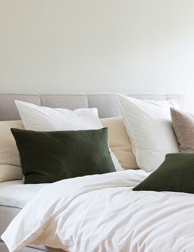 Classic Housse de Coussin, 40 x 60 cm, vert bouteille