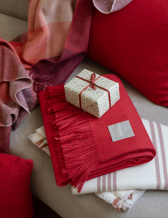 Classic Κουβέρτα, 130 x 200 cm, κόκκινη