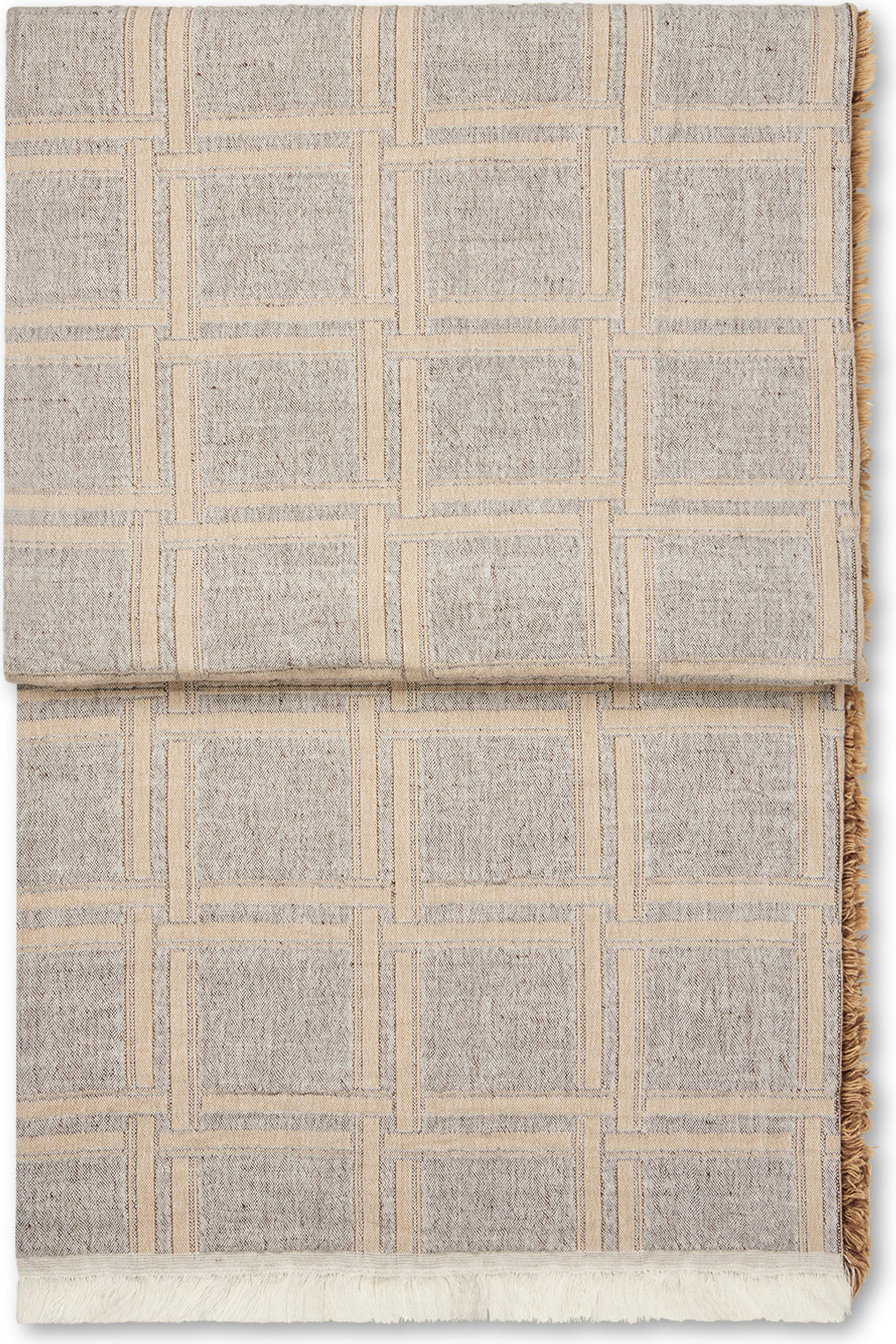 Dahlia Decke 130 x 180 cm, braun