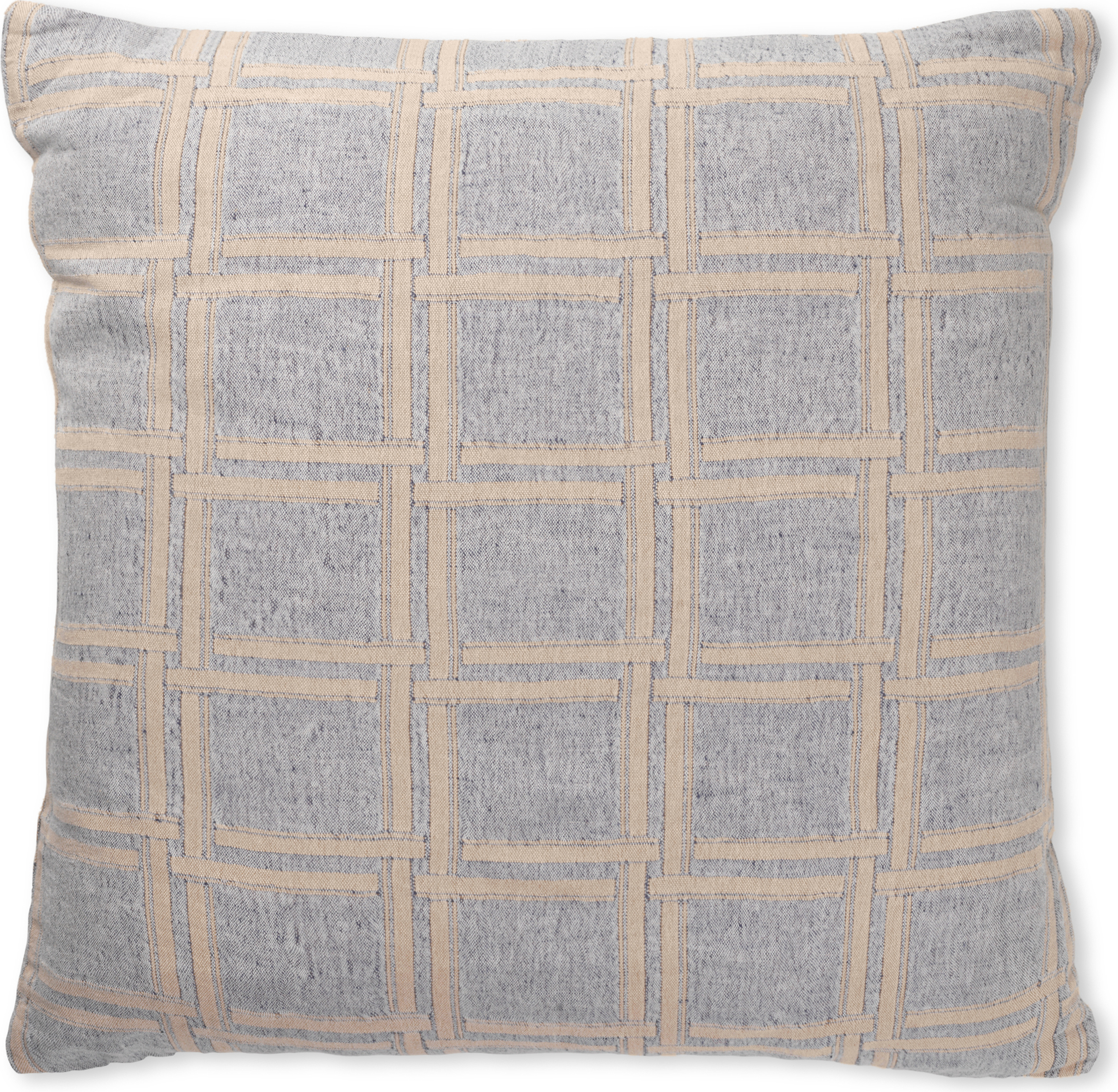Dahlia Dekokissenbezug 50 x 50 cm, blau-beige