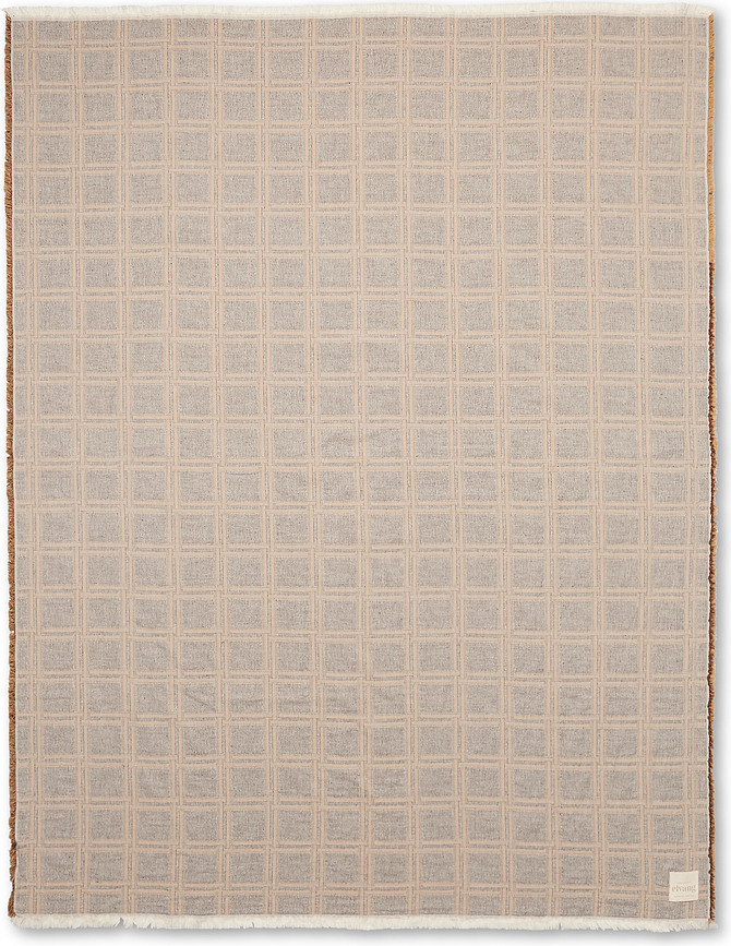 Dahlia Plaid 130 x 180 cm, gris-beige