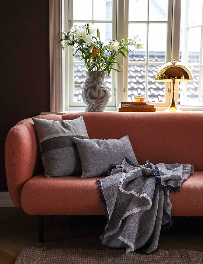 Daisy Plaid 130 x 180 cm, gris clair