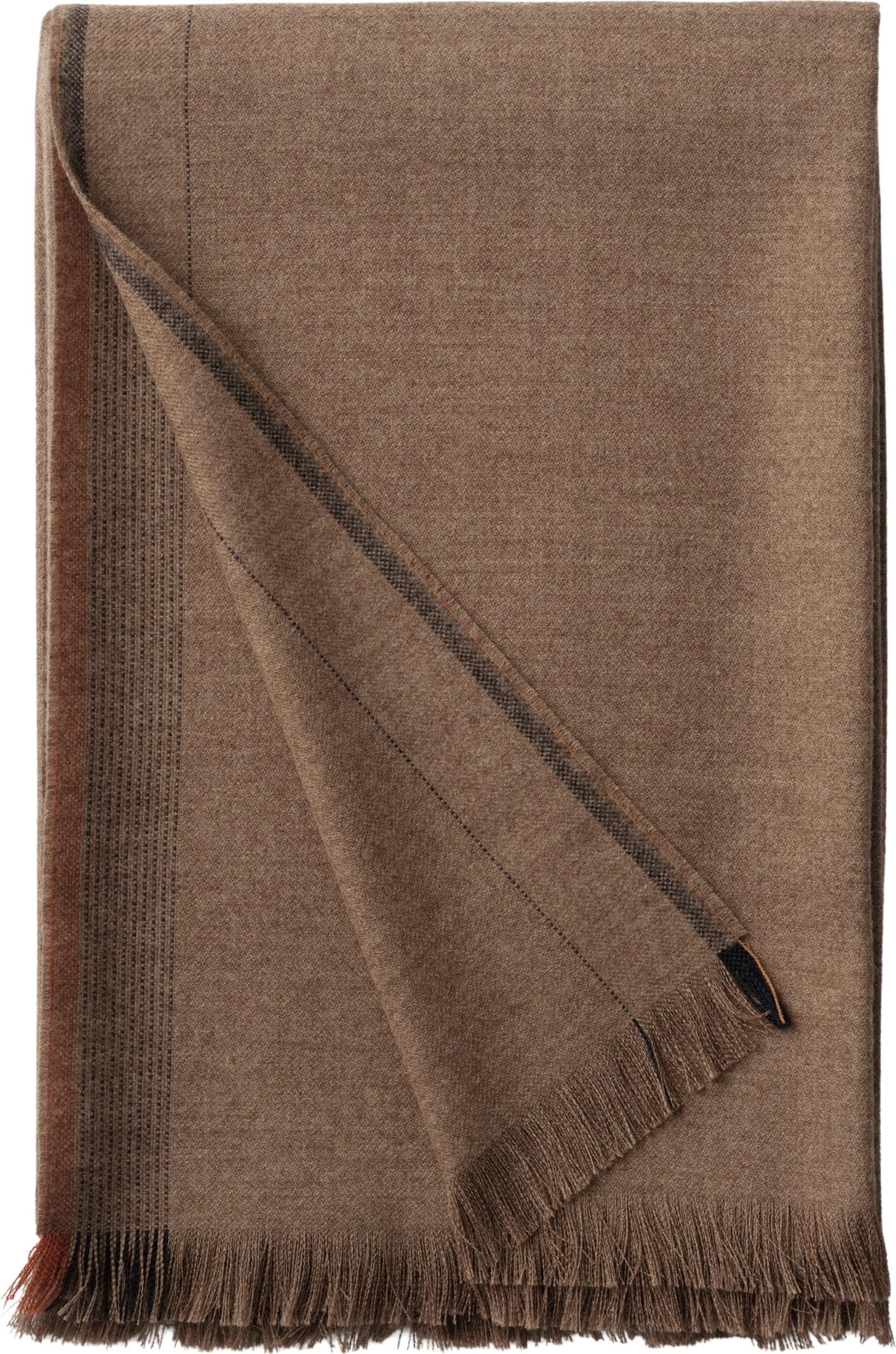 Écru Decke 130 x 207 cm, braun