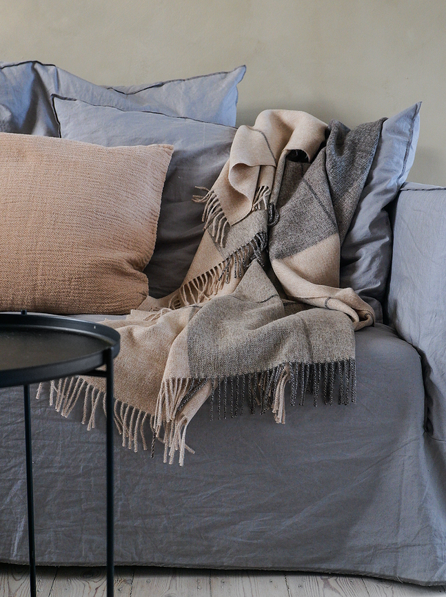 Funda de Cojín decorativa Thyme, 50 x 50 cm, azul