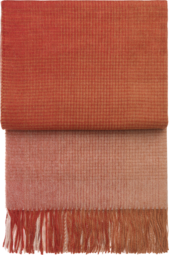 Horizon Plaid, 130 x 200 cm, terre cuite