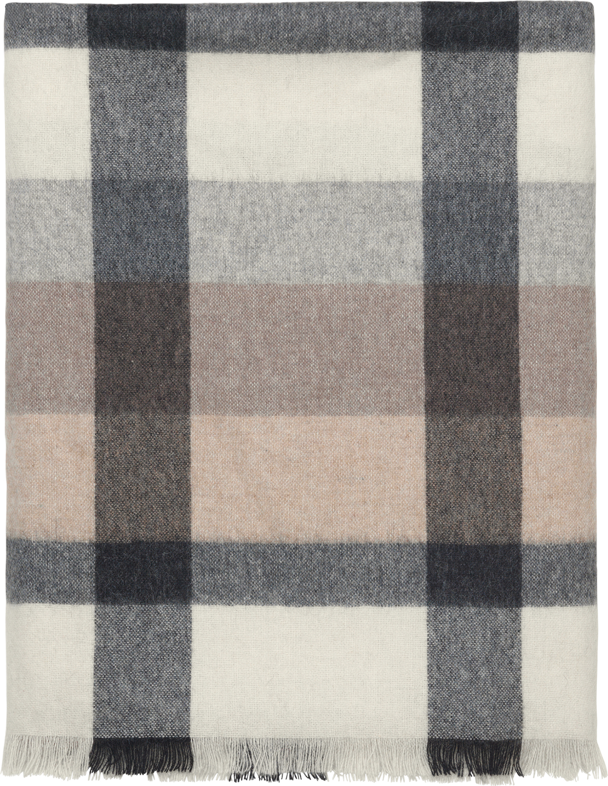 Intersection Decke 130 x 190 cm, grau-beige