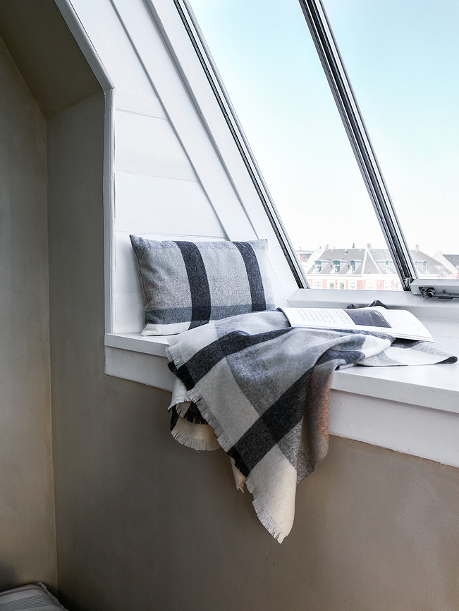 Intersection Housse de Coussin 30 x 50 cm, gris-beige